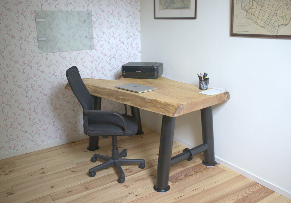 Populierenblad als stevig bureau - Blom Houtbewerking (8)